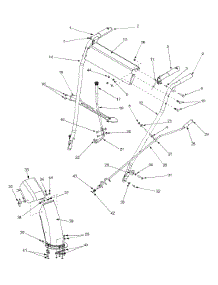 Handle & Chute parts for Yard Machines Snow Thrower 31A-611D000 / 2003 from AppliancePartsPros.com