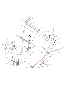 Handle Assembly & Chute parts for Yard Machines Snow Thrower 31A-611D062 / 2001 from AppliancePartsPros.com