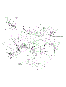 Frame Assembly parts for Yard Machines Snow Thrower 31A-611D129 / 2001 from AppliancePartsPros.com