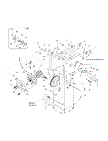 Drive & Frame parts for Yard Machines Snow Thrower 31A-611D205 / 2002 from AppliancePartsPros.com