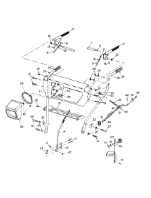 Handle Assembly parts for Yard Machines Snow Thrower 31A-615D118 / 1998 from AppliancePartsPros.com