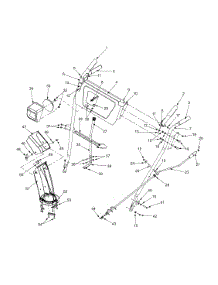 Handle Assembly parts for Yard Machines Snow Thrower 31A-615D118 / 2000 from AppliancePartsPros.com
