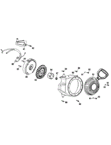 165-Sub-11 Flywheel & Blower Housing parts for Yard Machines Snow Thrower 31A-62BD700 / 2011 from AppliancePartsPros.com