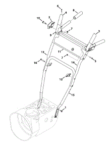 B-Style Panel parts for Yard Machines Snow Thrower 31A-62BD700 / 2011 from AppliancePartsPros.com