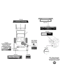 Label Map 31A-62Bd700 parts for Yard Machines Snow Thrower 31A-62BD700 / 2011 from AppliancePartsPros.com