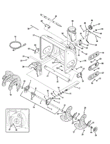 Auger & Auger Housing parts for Yard Machines Snow Thrower 31A-62EE729 / 2008 from AppliancePartsPros.com
