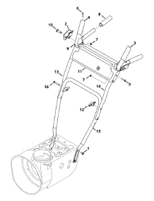 Handle Panel Style B parts for Yard Machines Snow Thrower 31A-63BD700 / 2012 from AppliancePartsPros.com