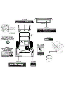 Label Map 31A-63Bd700 parts for Yard Machines Snow Thrower 31A-63BD700 / 2012 from AppliancePartsPros.com
