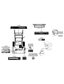 Label Map 31A-63Bd700 parts for Yard Machines Snow Thrower 31A-63BD700 / 2014 from AppliancePartsPros.com