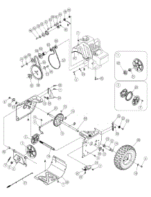 Drive Assembly parts for Yard Machines Snow Thrower 31A-6ACE700 / 2006 from AppliancePartsPros.com