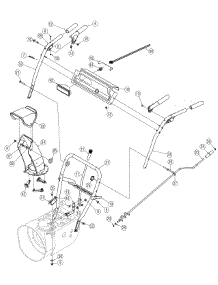 Handle Assembly parts for Yard Machines Snow Thrower 31A-6ACE700 / 2006 from AppliancePartsPros.com