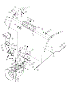 Handle Assembly parts for Yard Machines Snow Thrower 31A-6BCD700 / 2005-2 from AppliancePartsPros.com