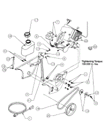 Fuel Tank / Drive Assembly parts for Yard Machines Snow Thrower 31AE150-088 / 1998 from AppliancePartsPros.com