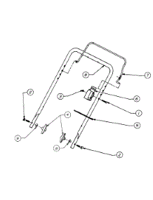 Handle parts for Yard Machines Snow Thrower 31AE150-372 / 2000 from AppliancePartsPros.com
