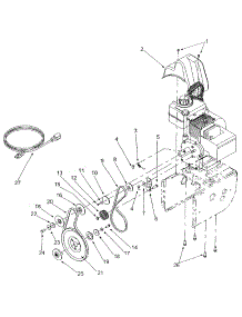 Engine & V-Belts parts for Yard Machines Snow Thrower 31AE610E000 / 2001 from AppliancePartsPros.com