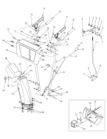 Handle & Chute parts for Yard Machines Snow Thrower 31AE644E000 / 2001 from AppliancePartsPros.com