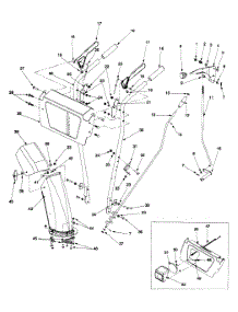 Handle Assembly parts for Yard Machines Snow Thrower 31AE644E372 / 1999 from AppliancePartsPros.com