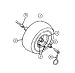 Wheel Assembly Model No. E645