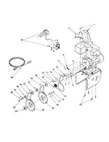 Engine And V-Belts 31Ae660f parts for Yard Machines Snow Thrower 31AE660F062 / 1999 from AppliancePartsPros.com