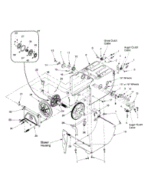 Frame Assembly 31Ae660g parts for Yard Machines Snow Thrower 31AE660G000 / 1999 from AppliancePartsPros.com