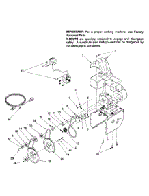 Engine And V-Belts 31Ae660g parts for Yard Machines Snow Thrower 31AE660G352 / 1999 from AppliancePartsPros.com