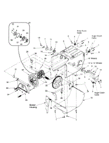 Frame Assembly 31Ae662h parts for Yard Machines Snow Thrower 31AE662H013 / 1999 from AppliancePartsPros.com