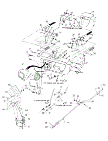 Handle & Chute 31Ae66x parts for Yard Machines Snow Thrower 31AE664F302 / 1998 from AppliancePartsPros.com