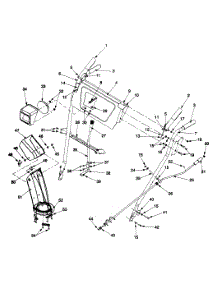 Handle Assembly 31Ae665e parts for Yard Machines Snow Thrower 31AE665E118 / 1999 from AppliancePartsPros.com