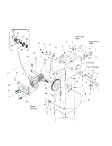 Frame Assembly parts for Yard Machines Snow Thrower 31AE665E118 / 2000 from AppliancePartsPros.com
