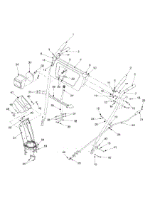 Handle Assembly parts for Yard Machines Snow Thrower 31AE665E118 / 2001 from AppliancePartsPros.com