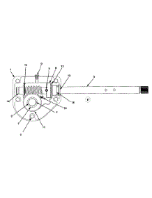Spiral Axle Assembly parts for Yard Machines Snow Thrower 31AE665E118 / 2001 from AppliancePartsPros.com