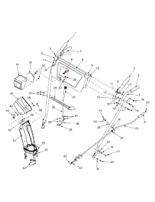 Handle Assembly parts for Yard Machines Snow Thrower 31AE665E118 / 2002 from AppliancePartsPros.com