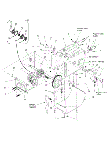 Frame Assembly parts for Yard Machines Snow Thrower 31AE6A4E000 / 2001 from AppliancePartsPros.com