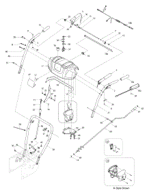 Handle parts for Yard Machines Snow Thrower 31AE6BHE723 / 2005 from AppliancePartsPros.com