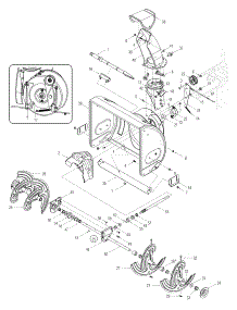 General Assembly parts for Yard Machines Snow Thrower 31AE6FFF700 / 2005 from AppliancePartsPros.com