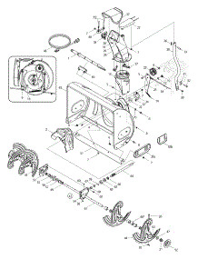 General Assembly parts for Yard Machines Snow Thrower 31AE6GLF723 / 2005 from AppliancePartsPros.com