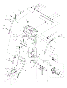 Handle parts for Yard Machines Snow Thrower 31AE6GLF723 / 2005 from AppliancePartsPros.com