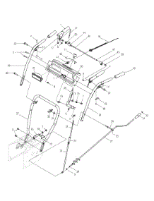 Handle parts for Yard Machines Snow Thrower 31AE6LFG700 / 2005 from AppliancePartsPros.com