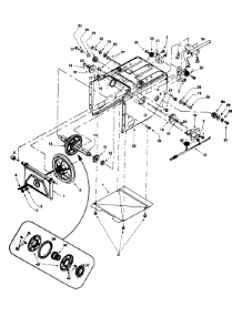 Frame Assembly parts for Yard Machines Snow Thrower 31AE740F000 / 1999 from AppliancePartsPros.com