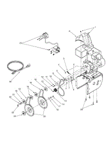 Engine & V-Belts parts for Yard Machines Snow Thrower 31AE740F000 / 2000 from AppliancePartsPros.com