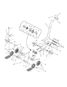 Track Assembly parts for Yard Machines Snow Thrower 31AE740F000 / 2000 from AppliancePartsPros.com