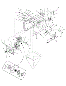 Frame parts for Yard Machines Snow Thrower 31AE740F000 / 2001 from AppliancePartsPros.com