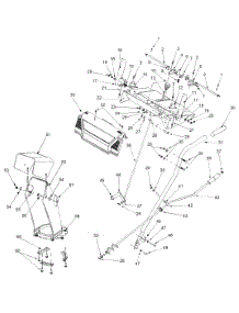 Handle Assembly & Chute parts for Yard Machines Snow Thrower 31AE740F000 / 2001 from AppliancePartsPros.com