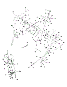 Handle Assembly parts for Yard Machines Snow Thrower 31AE762F013 / 1999 from AppliancePartsPros.com
