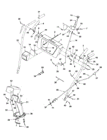 Handle Assembly parts for Yard Machines Snow Thrower 31AE762F013 / 2000 from AppliancePartsPros.com
