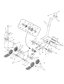 Track Assembly parts for Yard Machines Snow Thrower 31AE762F013 / 2000 from AppliancePartsPros.com