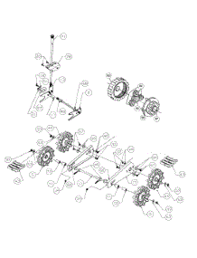 Drive Ii parts for Yard Machines Snow Thrower 31AE765F118 / 1998 from AppliancePartsPros.com