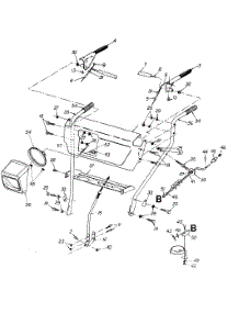 Handle Assembly parts for Yard Machines Snow Thrower 31AE765F118 / 1998 from AppliancePartsPros.com