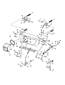 Handle Assembly parts for Yard Machines Snow Thrower 31AE765F118 / 1999 from AppliancePartsPros.com