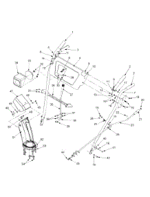 Handle Assembly parts for Yard Machines Snow Thrower 31AE765F118 / 2000 from AppliancePartsPros.com